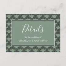 Modern Celtic Knot Irish Wedding Detail