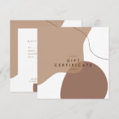 Modern certificaat voor zalonkorrel in organische  (Voorkant / Achterkant)