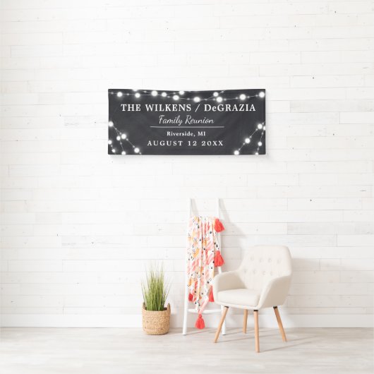 Modern Chalk String Lights Wood Family Reunion Spandoek (Insitu)