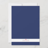 Modern Chalkboard 4th of Juli Uitnodiging van de K (Achterkant)