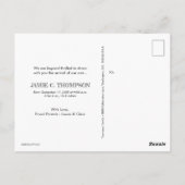 Modern Chalkboard Baby Jongensnaam Foto's Geboorte Briefkaart (Achterkant)