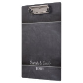 Modern Chalkboard Business Kantoor klembord (Links)