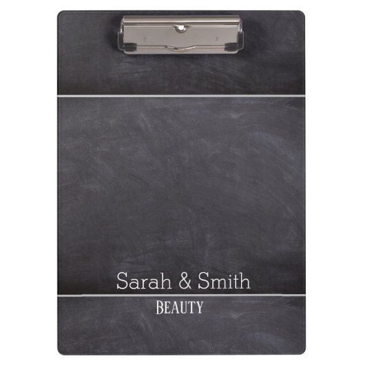 Modern Chalkboard Business Kantoor klembord (Voorkant)