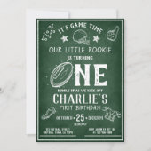 Modern Chalkboard Football All Star 1st Verjaardag Kaart (Voorkant)