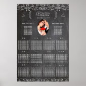  modern Chalkboard-fotokalkbord Poster (Voorkant)