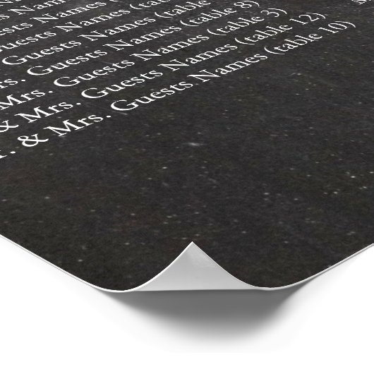  modern Chalkboard-fotokalkbord Poster (Hoek)