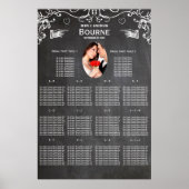  modern Chalkboard-fotokalkbord Poster (Voorkant)
