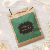 Modern Chalkboard Lijst - Aangepast Aqua Bedankzakje (Geknipt)