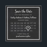 Modern Chalkboard Photo Calendar Save the Date Informatiekaartje<br><div class="desc">Pas deze functies eenvoudig aan met de datumkaarten met uw eigen tekst en foto door de sectie "deze sjabloon personaliseren" te gebruiken. Als je je eigen datum wilt kiezen, klik je op de link "Verdere aanpassingen" en verplaats je het hart naar de datum die je wilt. U kunt de kleur...</div>
