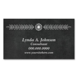 Modern Chalkboard Professional Magnetisch Visitekaartje