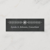 Modern Chalkboard Professional Mini Visitekaartje (Voorkant)