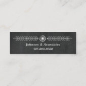 Modern Chalkboard Professional Mini Visitekaartje (Achterkant)