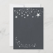 Modern Chalkboard Star Baby shower Invitation Kaart (Achterkant)