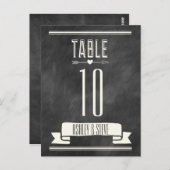 MODERN CHALKBOARD TAFELNUMMERS (Voorkant / Achterkant)