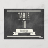 MODERN CHALKBOARD TAFELNUMMERS (Achterkant)