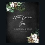 Modern Chalkboard Wedding Hot Cocaca Bar Sign Poster<br><div class="desc">Modern Chalkboard Wedding Hot Cocaca Bar Sign</div>