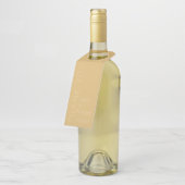 Modern Champagne Tonal Flessenhanger (Schuin)