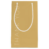 Modern Champagne Tonal Klein Cadeauzakje (Voorkant)