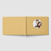 Modern Champagne Tonal Wedding Gastenboek (Volledig)