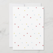 Modern Champion Boxing Clothesline Baby Shower Bedankkaart (Achterkant)