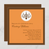 Modern Chandelier Bridal Shower Kaart (Voorkant / Achterkant)