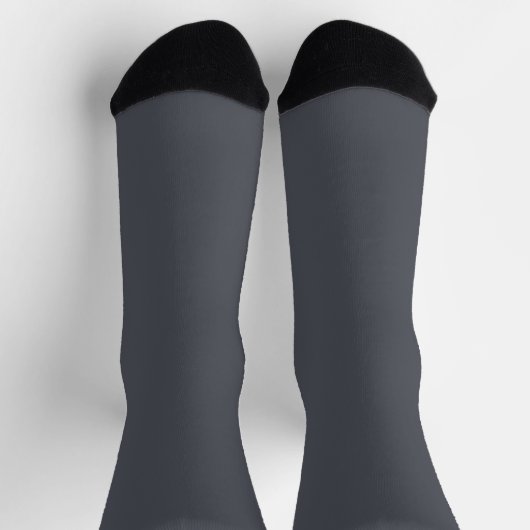 Modern Charcoal Grey | effen effen kleur Sokken (Top)