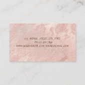 Modern Charming Elegant Visitekaartje (Achterkant)