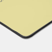 Modern Chartreuse Witte Script Monogram Bureaumat (Hoek)