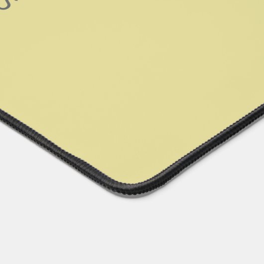 Modern Chartreuse Witte Script Monogram Bureaumat (Hoek)