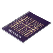 Modern Check Notitieboek (Linkerzijde)