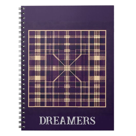 Modern Check Notitieboek (Voorkant)