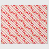 Modern Check Pattern Wrapping Paper Cadeaupapier (Vlak)