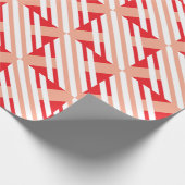 Modern Check Pattern Wrapping Paper Cadeaupapier (Hoek)