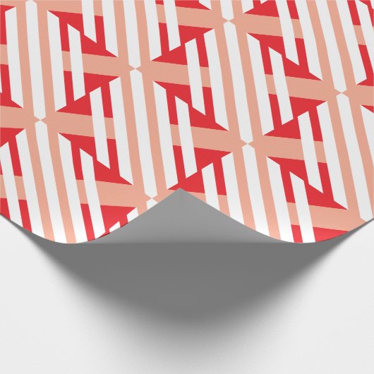 Modern Check Pattern Wrapping Paper Cadeaupapier (Hoek)