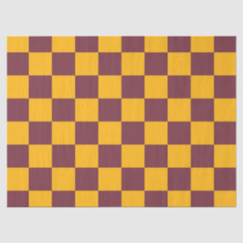 Modern Checkerboard Team Sportschool Kleuren Leuk Tissuepapier
