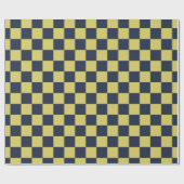 Modern Checkered Pattern Wrapping Paper Roll Cadeaupapier (Vlak)