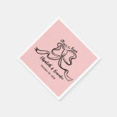 Modern Cheer om te houden van gepersonaliseerde br Servet (Hoek)