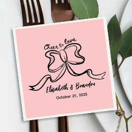 Modern Cheer om te houden van gepersonaliseerde br Servet