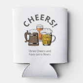 Modern CHEERS Cartoon Beers  Blikjeskoeler (Achterkant)