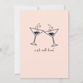 Modern Cheers Laughs Tranen Cocktail Pensioen Kaart (Achterkant)