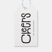 Modern Cheers' Personalized  Cadeaulabel (Voorkant)