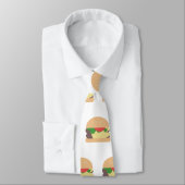 Modern Cheeseburger Lover Foodie Junk Food Stropdas (Gebonden)