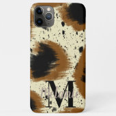 Modern Cheetah Abstracte Splash Art Case-Mate iPhone Case (Achterkant)