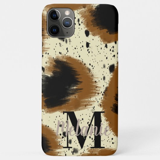 Modern Cheetah Abstracte Splash Art Case-Mate iPhone Case (Achterkant)