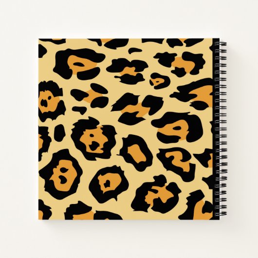 Modern Cheetah Spots Pattern Notitieboek (Achterkant)