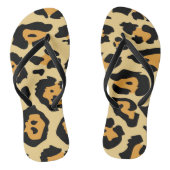 Modern Cheetah Spots Pattern Teenslippers (Voetbed)