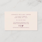 Modern Chefs Baker Pet Bakery Visitekaartje (Achterkant)