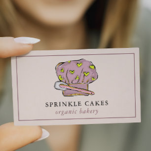 Modern Chefs Baker Pet Bakery Visitekaartje