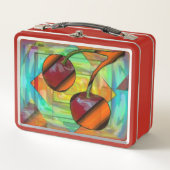 Modern Cherries Lunch Box (Voorkant)