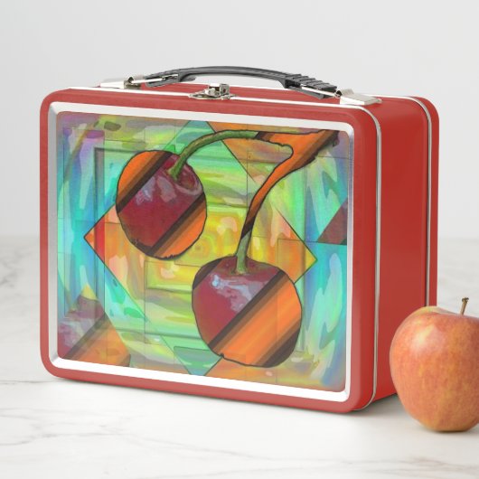 Modern Cherries Lunch Box (In situ)